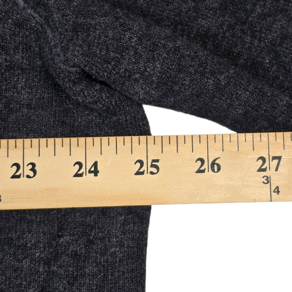 Polo Ralph Lauren Men's Gray Knit 1/4 Zip Mock Neck Long Sleeve Sweater Size XL - Picture 8 of 9